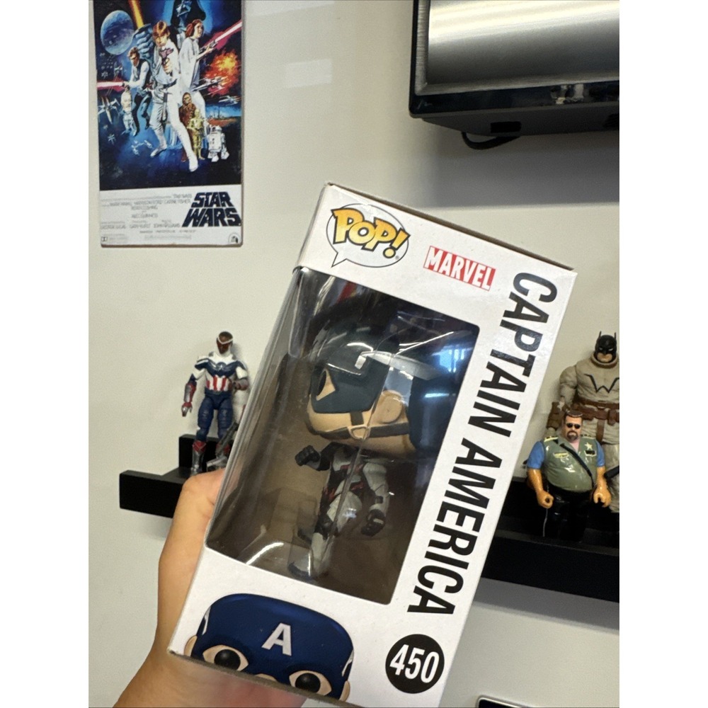 Funko POP! Marvel Avengers Captain America 450 #cubes - Picture 3 of 7
